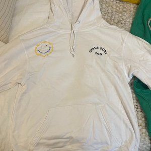 Vintage surf hoodie with embroidery